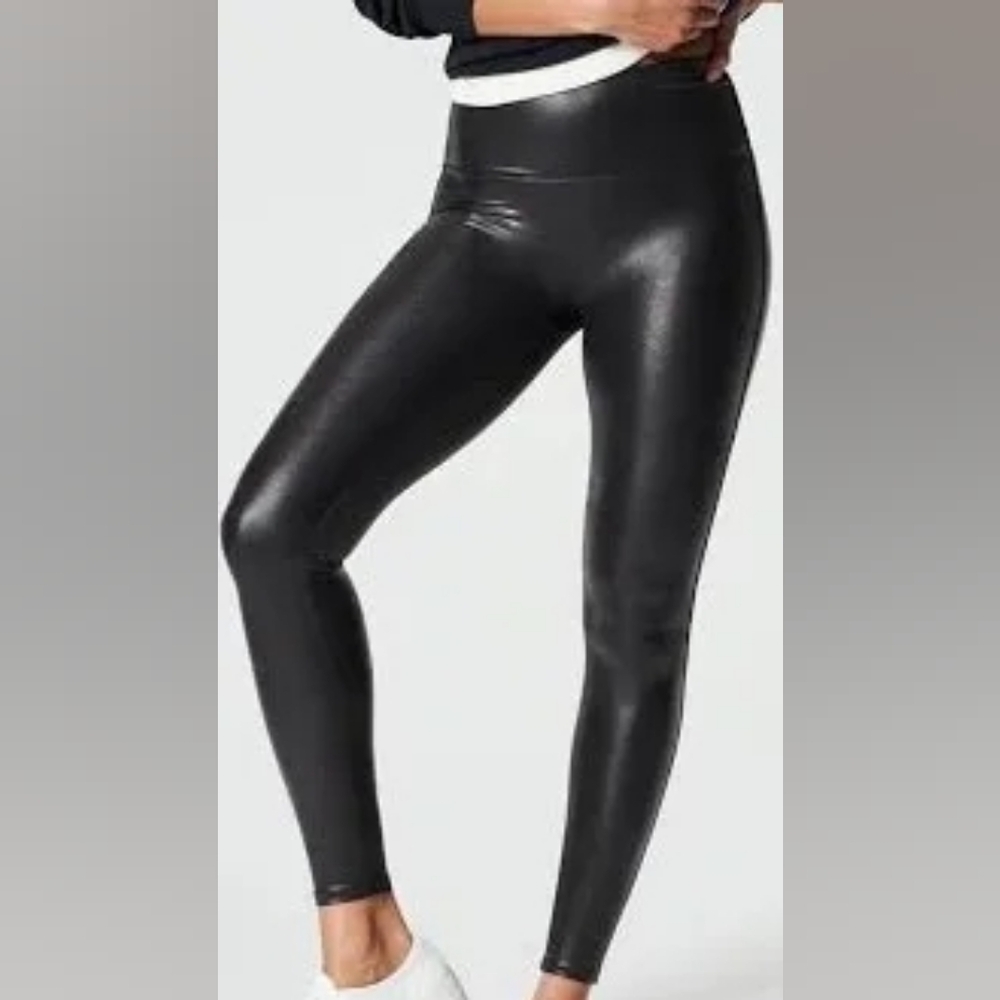 SPANX Faux Leather Leggings